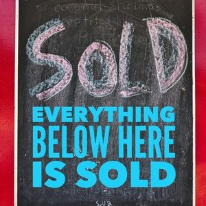 Everything below here is sold!